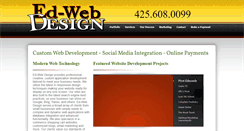 Desktop Screenshot of ed-webdesigns.com