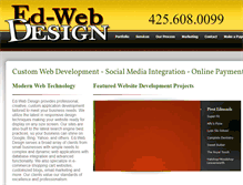 Tablet Screenshot of ed-webdesigns.com